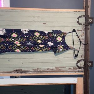 long navy blue dress